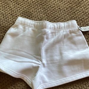 White TNA Sweat Shorts! 🩳